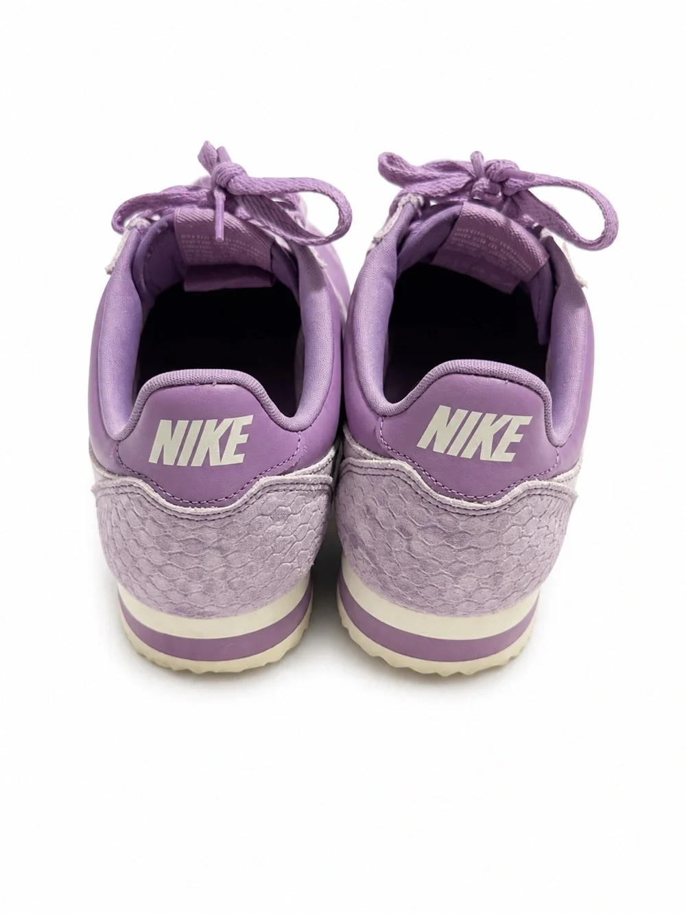 Nike Cortez Purple Lavender Textured Sneakers